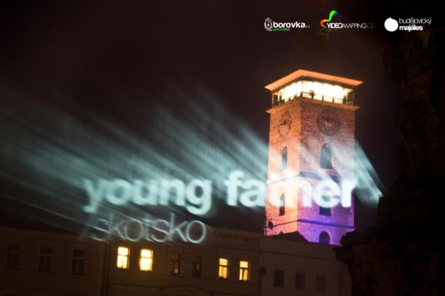 Water Screen Projection – Budějovický majáles